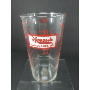 Monarch Ranges & Heaters Measuring Glass Tablespoons Cup Ounces Vintage MCM